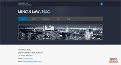 Desktop Screenshot of mincinlaw.com